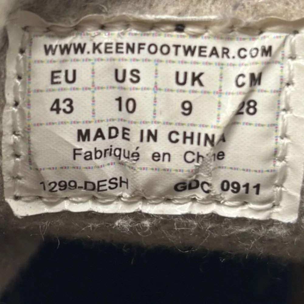KEEN Anchorage Waterproof Insulated Leather Chelsea Boots Men 10 Brown